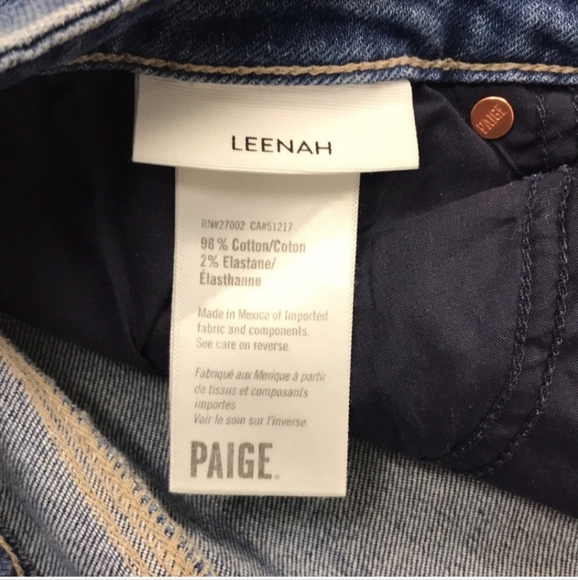 Paige Leenah high-rise wide-leg deconstructed jeans - Picture 10 of 13